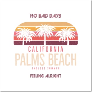 California Palms Beach - Endless Summer Posters and Art